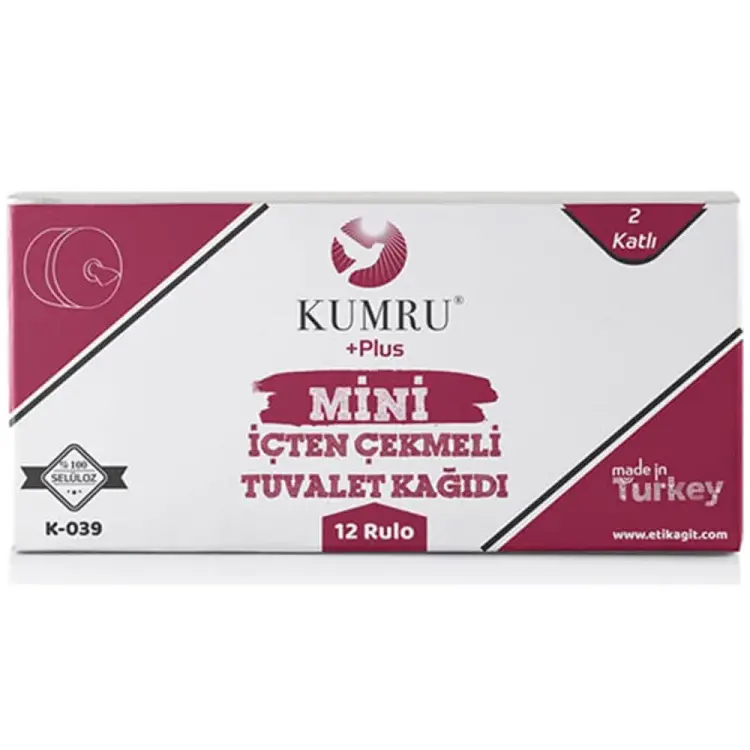 Kumru Plus Mini İçten Çekmeli Tuvalet Kağıdı 110 Mt 12 Li - 1