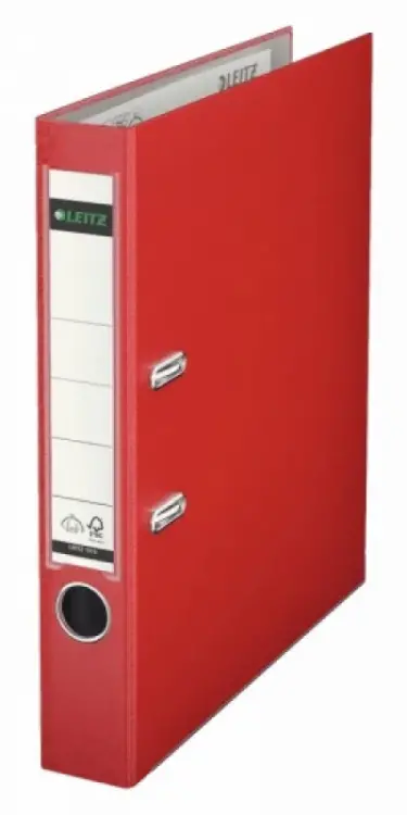 Leitz 180° Büro Klasörü Dar Kırmızı L-1015 - 1