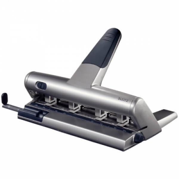 Leitz Akto Ayarlanabilir 4 Lü Özel Delgeç Gri L-5114