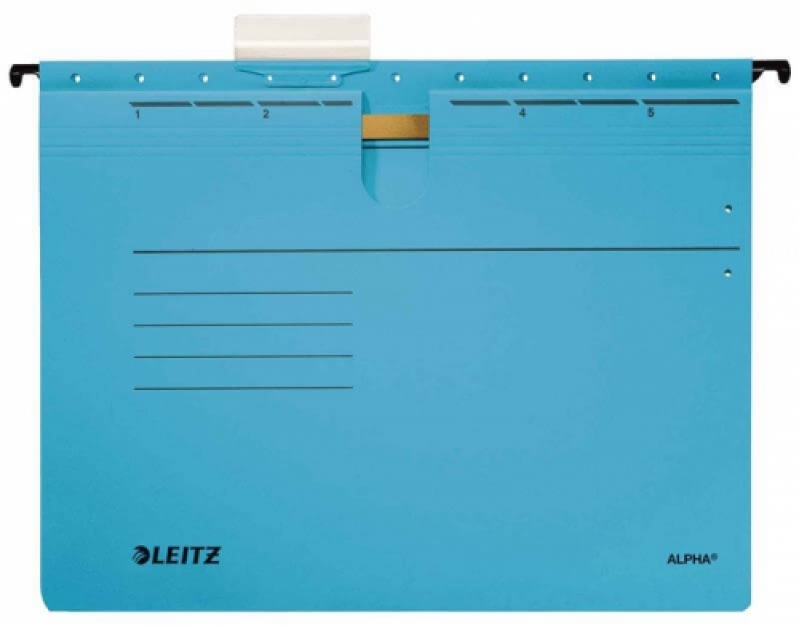 Leitz Alpha Renkli Telli Askılı Dosya Mavi L-1984