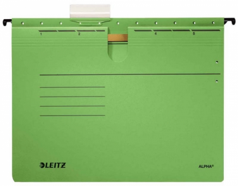 Leitz Alpha Renkli Telli Askılı Dosya Yeşil L-1984