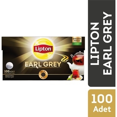 Lipton Earl Grey Demlik Poşet Çay 100 Lü 