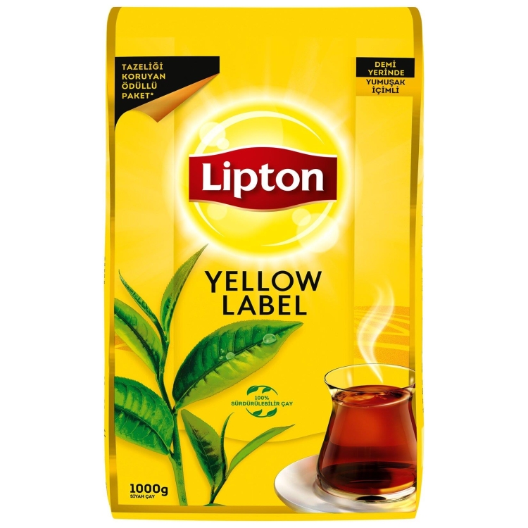 Lipton Yellow Label Dökme Çay 1 Kg 