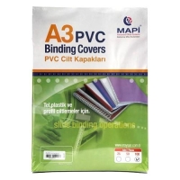 Mapi A3 Cilt Kapağı Şeffaf 160 Mic 100 Lü - Mapi
