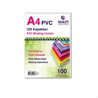 Mapi A4 Cilt Kapağı Beyaz 160 Mic 100 Lü