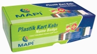 Mapi Kart Kabı Yatay Kırmızı 10 Lu Blisterli - Mapi