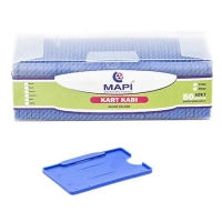 Mapi Kart Kabı Yatay Mavi 10 Lu Blisterli - 1