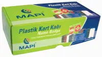 Mapi Kart Kabı Yatay Siyah 50 Adet