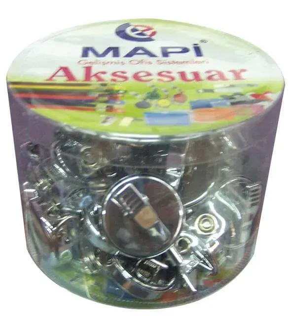 Mapi Plastik Yuvarlak Krom Kaplı Yoyo 25 Li - 1
