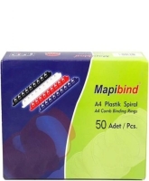 Mapibind 38 mm Plastik Spiral Beyaz 50 Li - 1