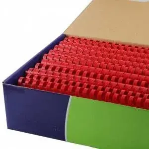 Mapibind 38 mm Plastik Spiral Kırmızı 50 Li - 1