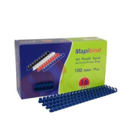 Mapibind 38 mm Plastik Spiral Lacivert 50 Li - 1