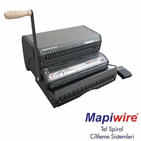 Mapiwire 2100E Elektrikli Tel Spiral Ciltleme Makinesi - 1