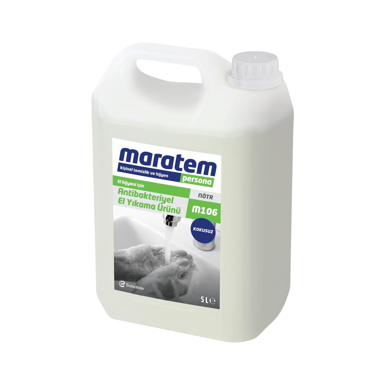 Maratem M106 Antibakteriyel El Sabunu 5 Lt