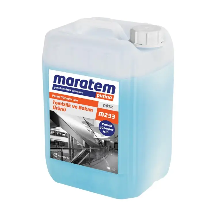 Maratem M233 Parlak Yüzeylerde Temizlik ve Bakım 20 Lt 