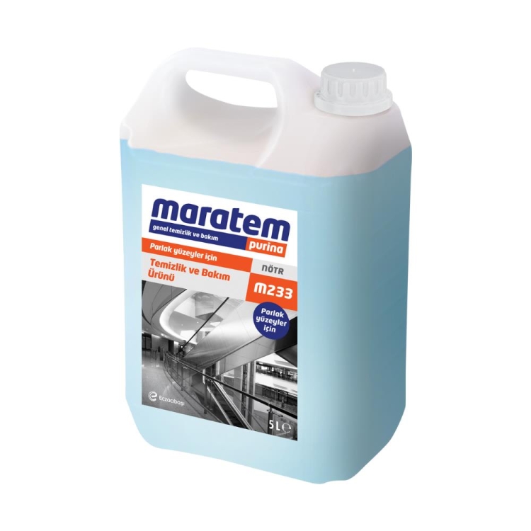 Maratem M233 Parlak Yüzeylerde Temizlik ve Bakım 5 Lt 