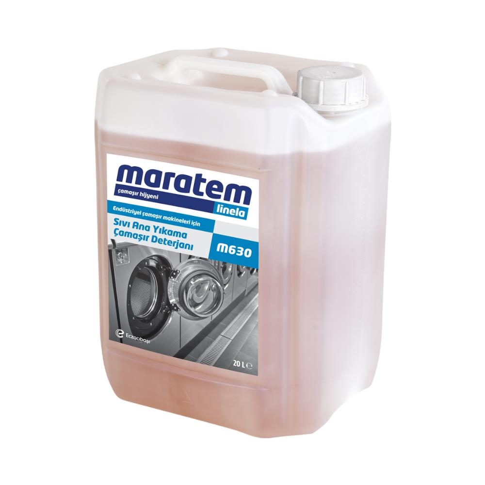 Maratem M630 Ana Yıkama Çamaşır Makinesi Deterjanı 20 Lt