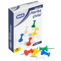 Mas 315 Renkli Harita Çivisi