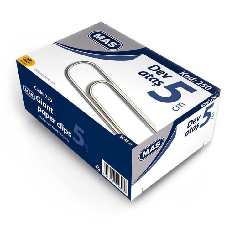 Mas Dev Ataş Standart Süper Kalite 5 Cm 50 Adet 