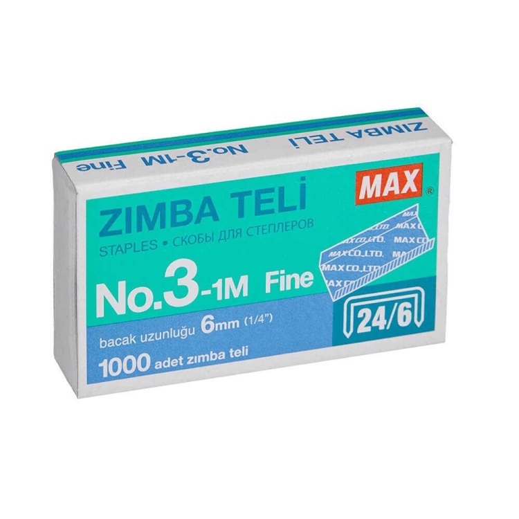 Max Zımba Teli No 24/6 1000 Li 