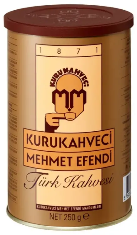 Mehmet Efendi Türk Kahvesi 250 Gr Teneke 