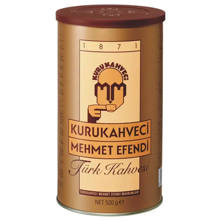 Mehmet Efendi Türk Kahvesi 500 Gr Teneke 6 Adet - 2