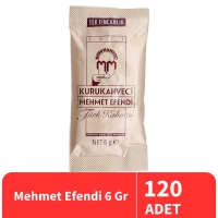 Mehmet Efendi Türk Kahvesi 6 Gr 120 Adet - Mehmet Efendi