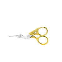 Merze FDM Sarı Saplı Kuş Modeli İplik Makası No:4 / D-236 - Mercan Makas