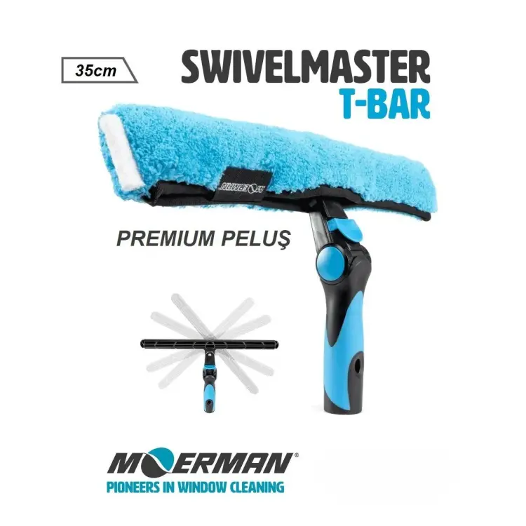 Moerman SwivelMaster Premium T-Bar Oynar Başlıklı Cam Peluş Takımı 35 Cm - 6