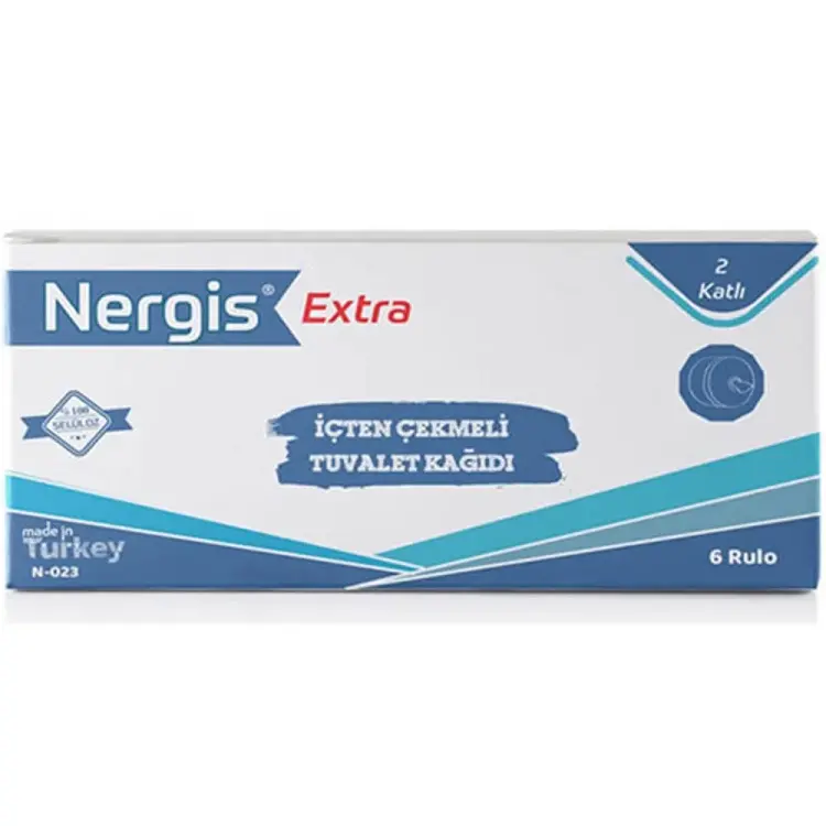Nergis Extra İçten Çekmeli Tuvalet Kağıdı Standart 180 Mt 6 Lı - 1