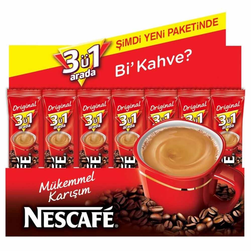 Nescafe 3'ü 1 Arada 17.5 Gr 72 Li Paket