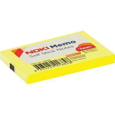 Noki Memo 50x75 Sarı Yapışkanlı Not Kağıdı 80 Yaprak - Noki