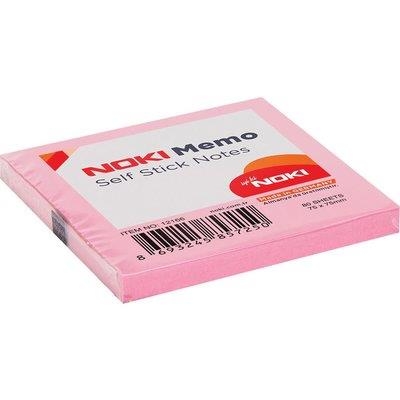 Noki Memo 75x75 Açık Pembe Yapışkanlı Not Kağıdı 80 Yaprak 
