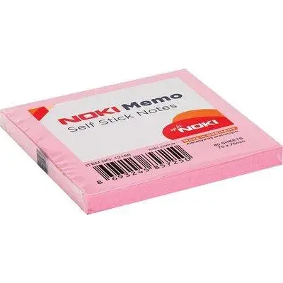 Noki Memo 75x75 Açık Pembe Yapışkanlı Not Kağıdı 80 Yaprak - 1