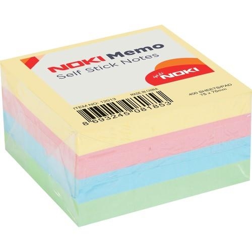 Noki Memo 75x75 Pastel Küp Blok 400 Yaprak