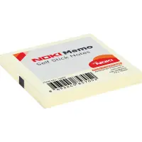 Noki Memo 75x75 Pastel Sarı Yapışkanlı Not Kağıdı 100 Yaprak