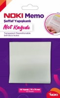 Noki Memo 75x75 Şeffaf Yapışkanlı Not Kağıdı 50 Yaprak - 1