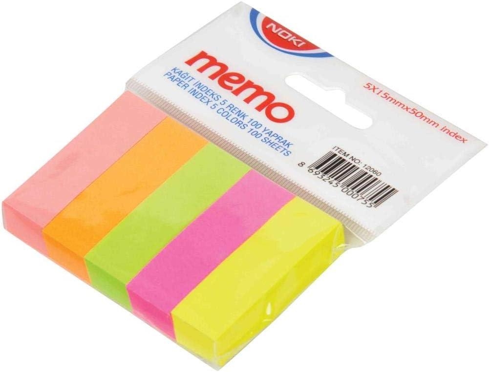 Noki Memo Kağıt İndeks 5 Renk 100 Yaprak