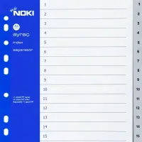 Noki Seperatör 1-15 Rakam