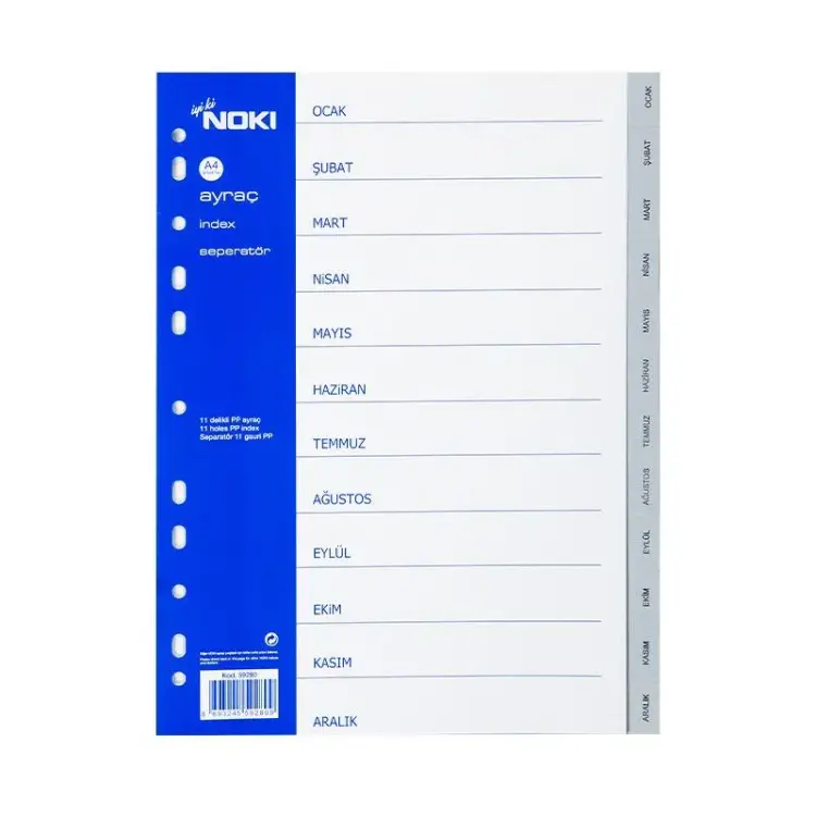 Noki Seperatör Ocak-Aralık 