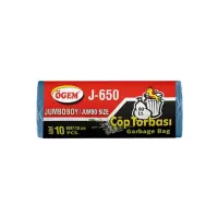 Ögem J-650 Jumbo Boy Çöp Poşeti Mavi 80x110 Cm 90 Lt 10 Lu