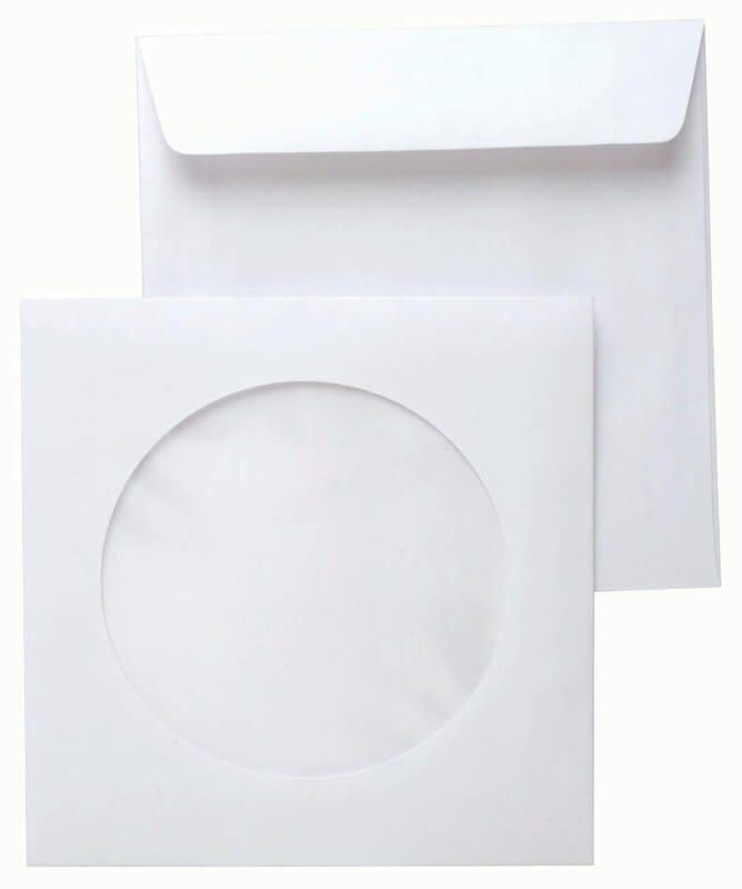 Oyal Cd Zarfı 12.5x12.5 Pencereli Beyaz 90 Gr 1000 Li