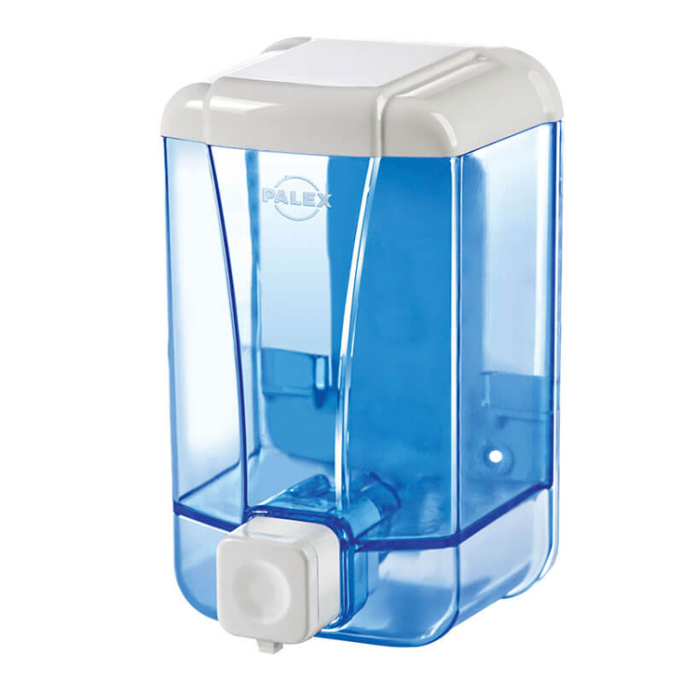 Palex Sıvı Sabun Dispenseri Şeffaf Mavi 500 Ml 