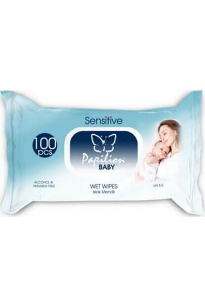 Papilion Islak Havlu Baby Sensitive 100 Lü