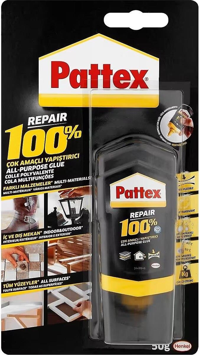 Pattex Çok Amaçlı Yapıştırıcı 100% Repair 50 Gr