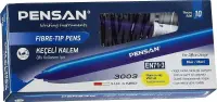Pensan Keçeli Kalem 3003 Mavi 10 Lu