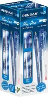 Pensan My-Pen Tükenmez Kalem Mavi 1 mm 25 Li 2210