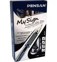 Pensan My Sign Jel İmza Kalemi 6030 Siyah 12 Li