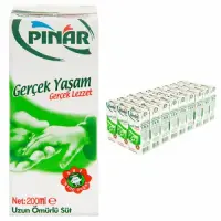 Pınar Tam Yağlı Süt 1/5 200 Ml 27 Li