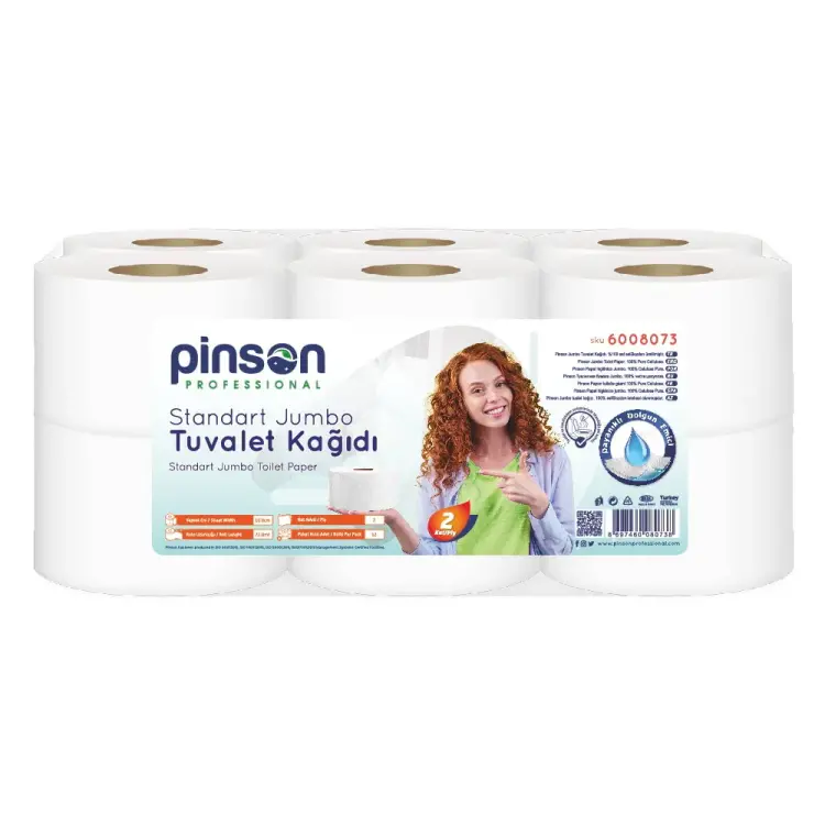 Pinson Standart Jumbo Tuvalet Kağıdı 12 Li 72 Mt - 1